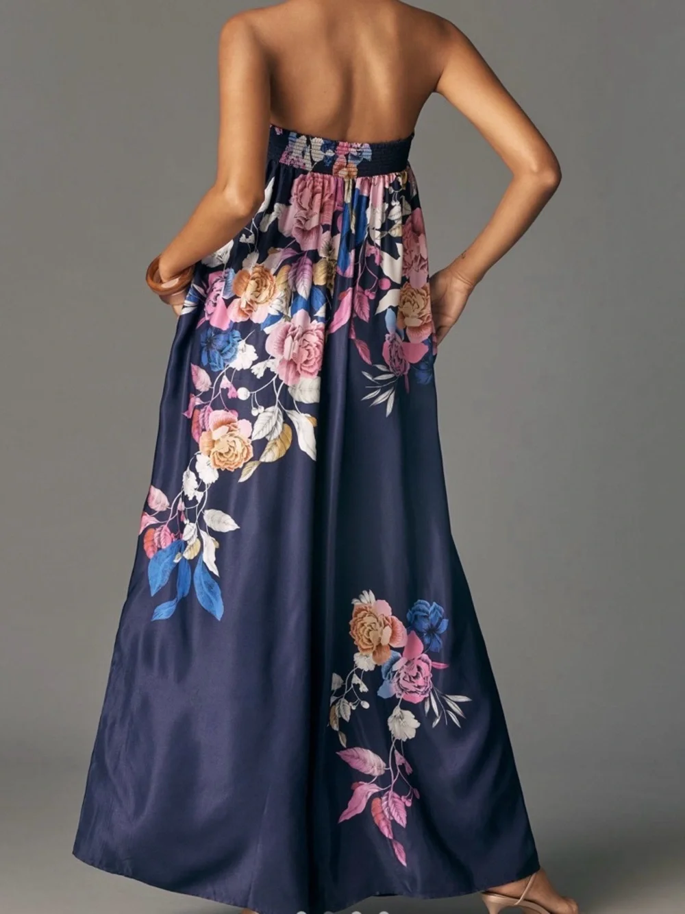 NWT Anthropologie Maeve Printed Fluid Wide Leg Jumpsuit - Picture 2 of 3